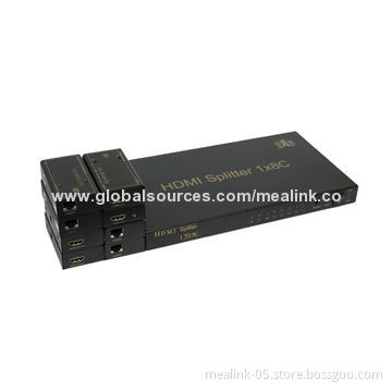 1 x 8 HDMI® Extender, Over Cat5e/6, 4 x 2K, Supports Full HD 1,080P, 3D